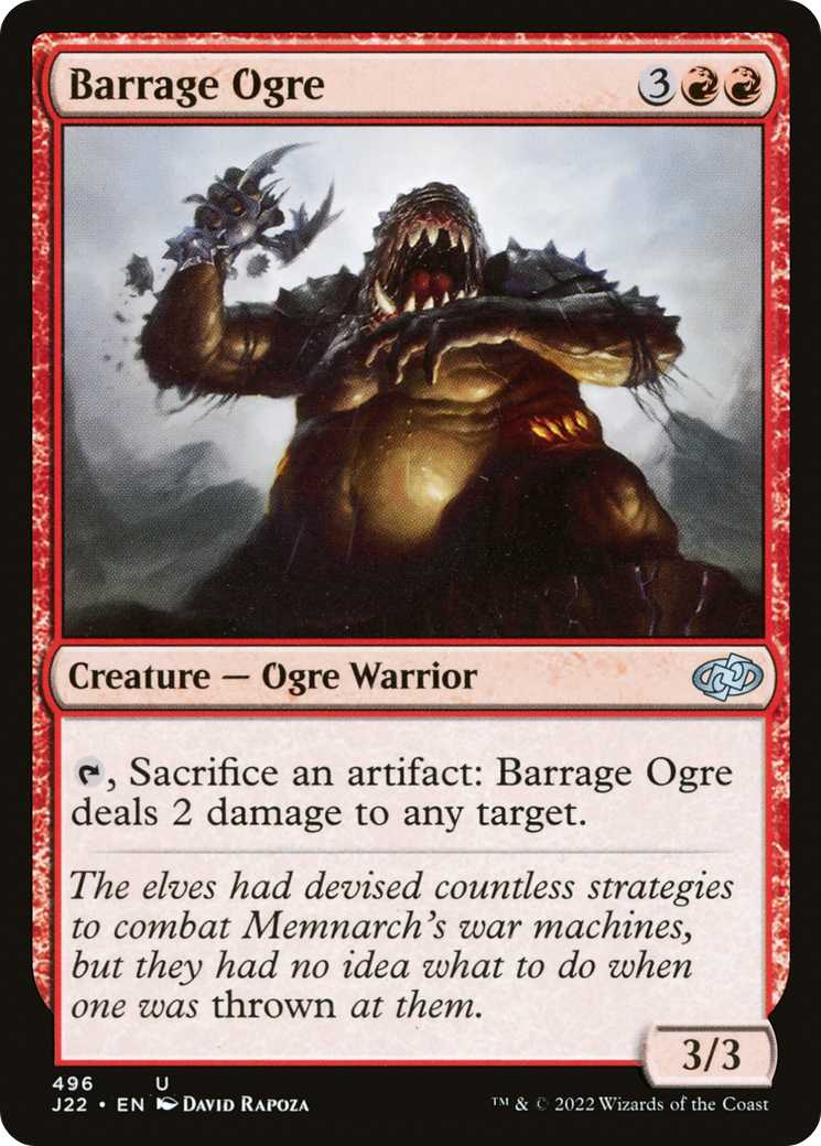 Barrage Ogre [Jumpstart 2022] | Black Swamp Games