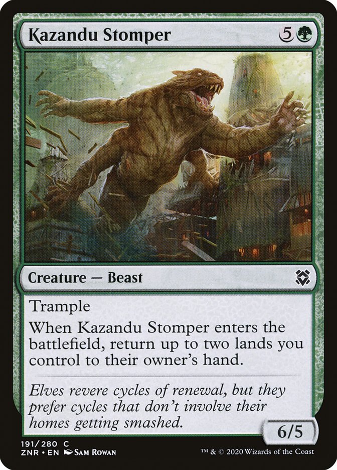 Kazandu Stomper [Zendikar Rising] | Black Swamp Games