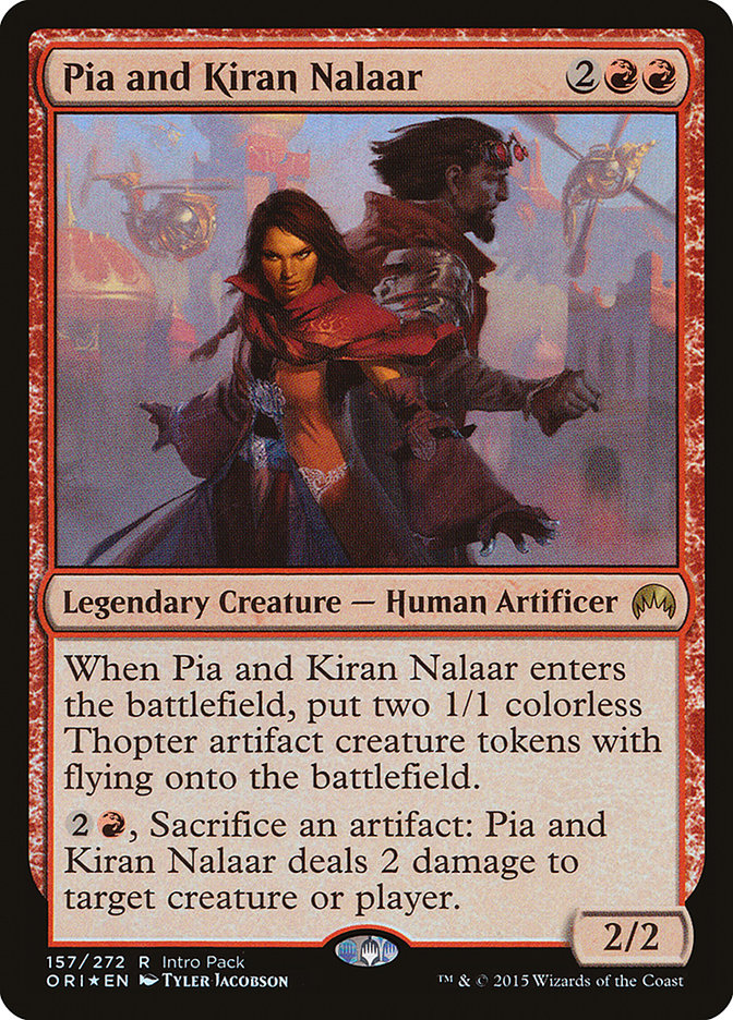Pia and Kiran Nalaar (Intro Pack) [Magic Origins Promos] | Black Swamp Games