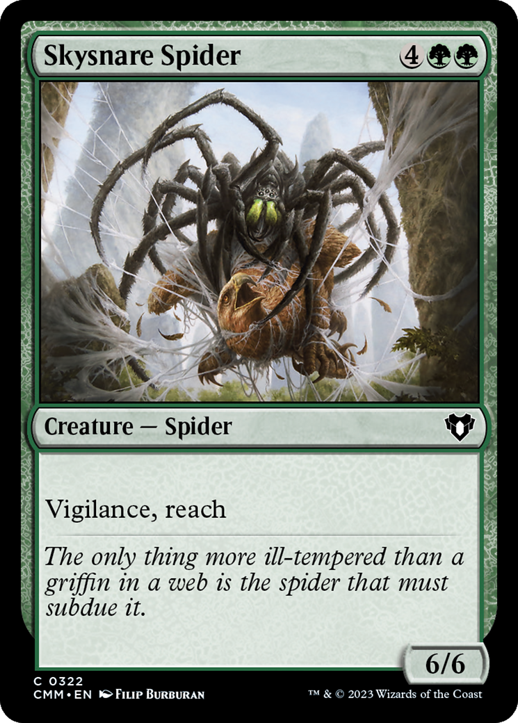 Skysnare Spider [Commander Masters] | Black Swamp Games