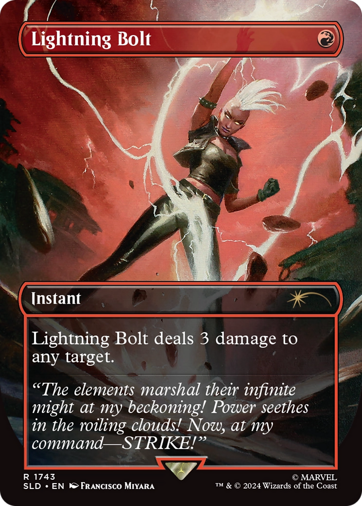 Lightning Bolt (1743) [Secret Lair Drop Series] | Black Swamp Games
