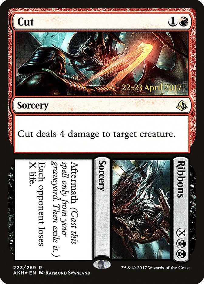 Cut // Ribbons [Amonkhet Prerelease Promos] | Black Swamp Games