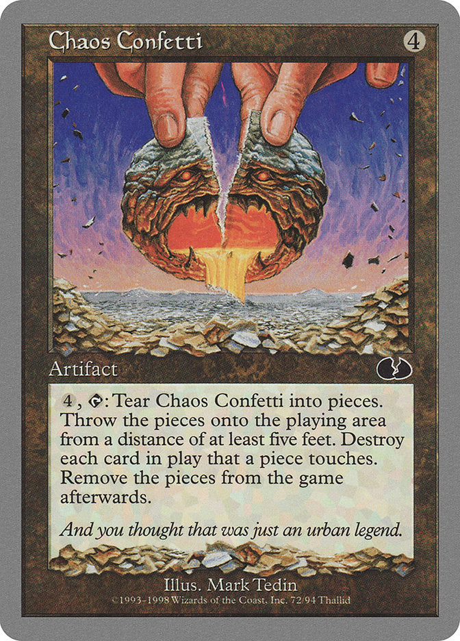 Chaos Confetti [Unglued] | Black Swamp Games