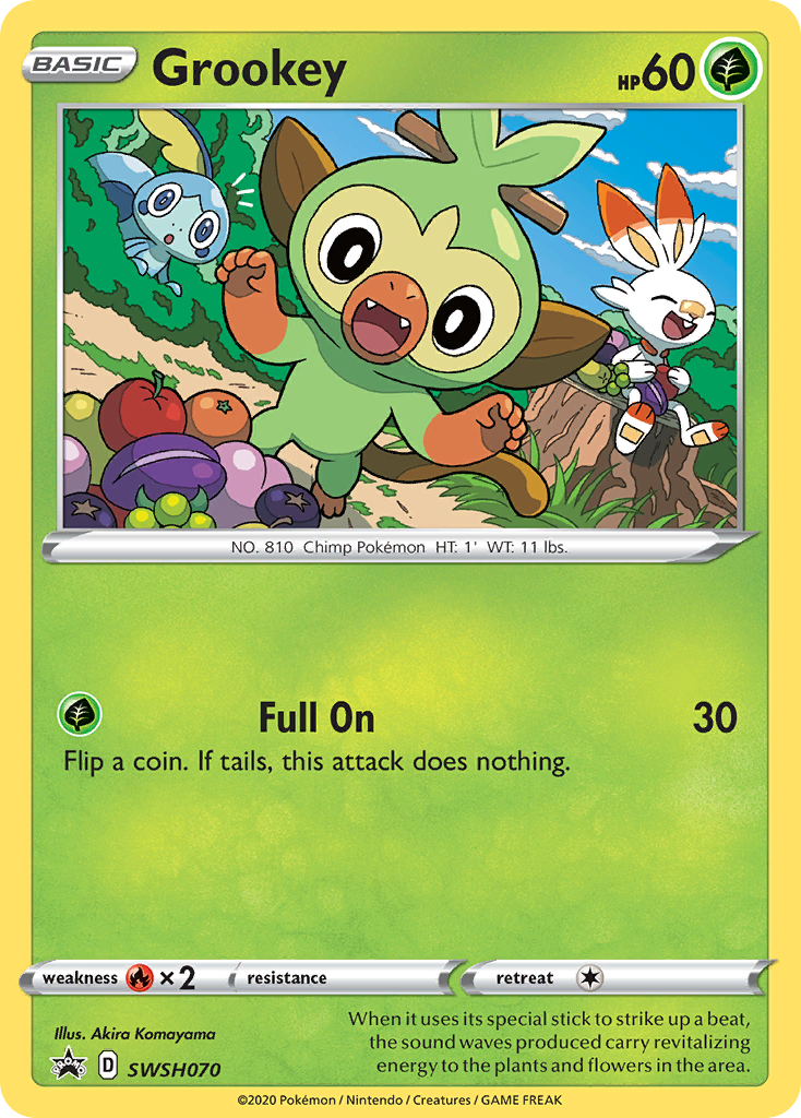 Grookey (SWSH070) [Sword & Shield: Black Star Promos] | Black Swamp Games