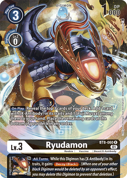 Ryudamon [BT8-060] (Alternate Art) [New Awakening] | Black Swamp Games