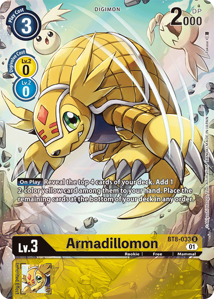 Armadillomon [BT8-033] (Alternate Art) [New Awakening] | Black Swamp Games