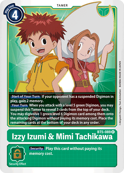 Izzy Izumi & Mimi Tachikawa [BT5-089] [Battle of Omni] | Black Swamp Games