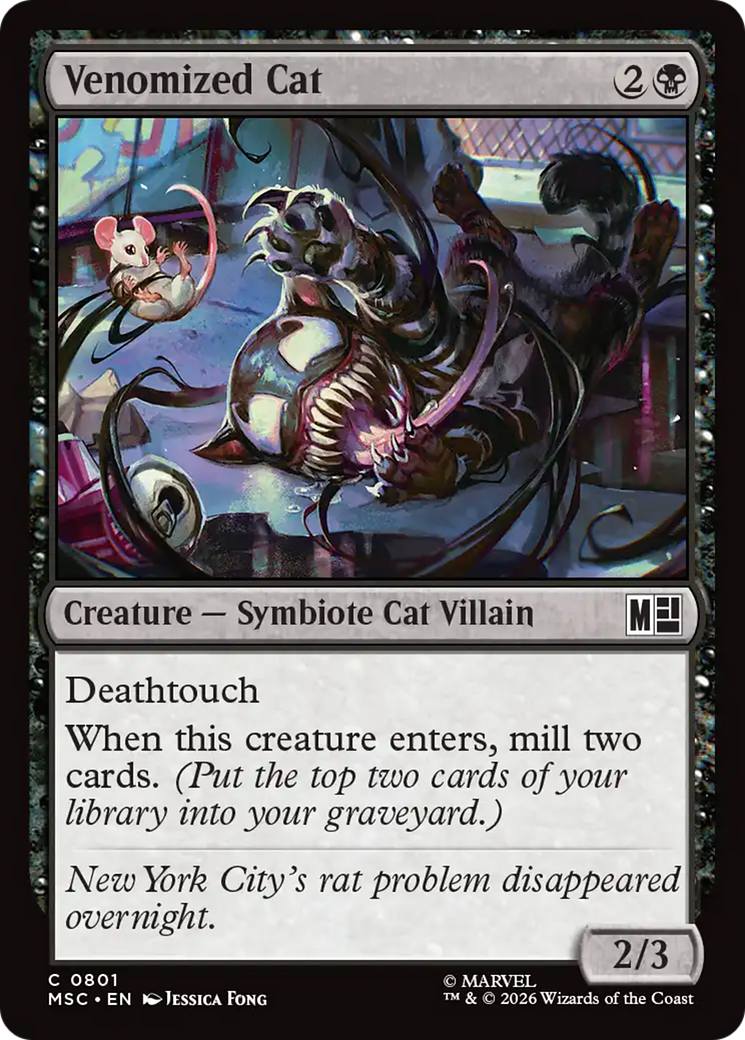 Venomized Cat [Marvel Super Heroes Commander] | Black Swamp Games