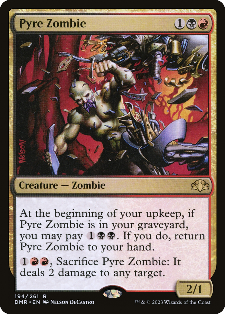 Pyre Zombie [Dominaria Remastered] | Black Swamp Games