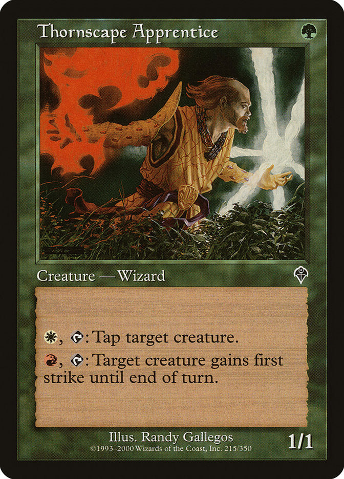 Thornscape Apprentice [Invasion] | Black Swamp Games