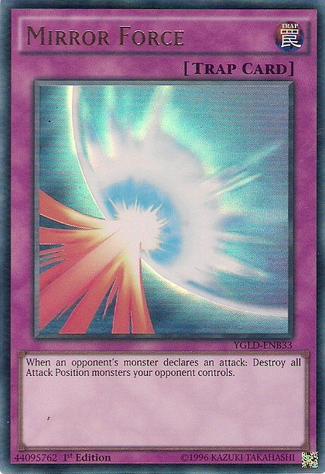 Mirror Force [YGLD-ENB33] Ultra Rare | Black Swamp Games