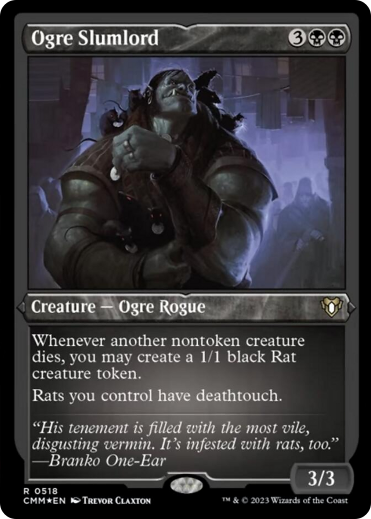 Ogre Slumlord (Foil Etched) [Commander Masters] | Black Swamp Games