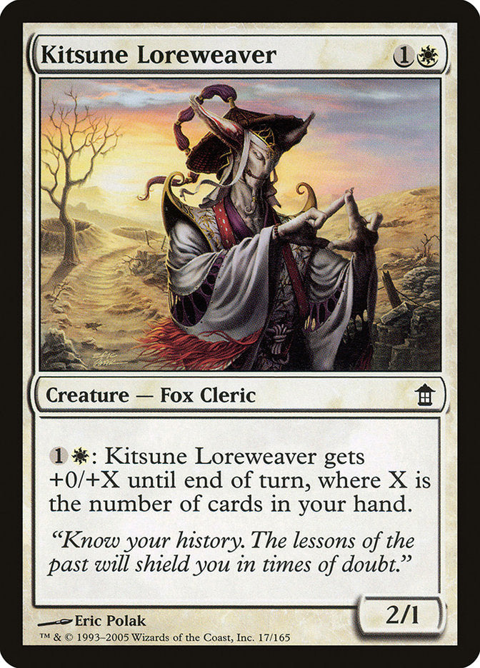 Kitsune Loreweaver [Saviors of Kamigawa] | Black Swamp Games