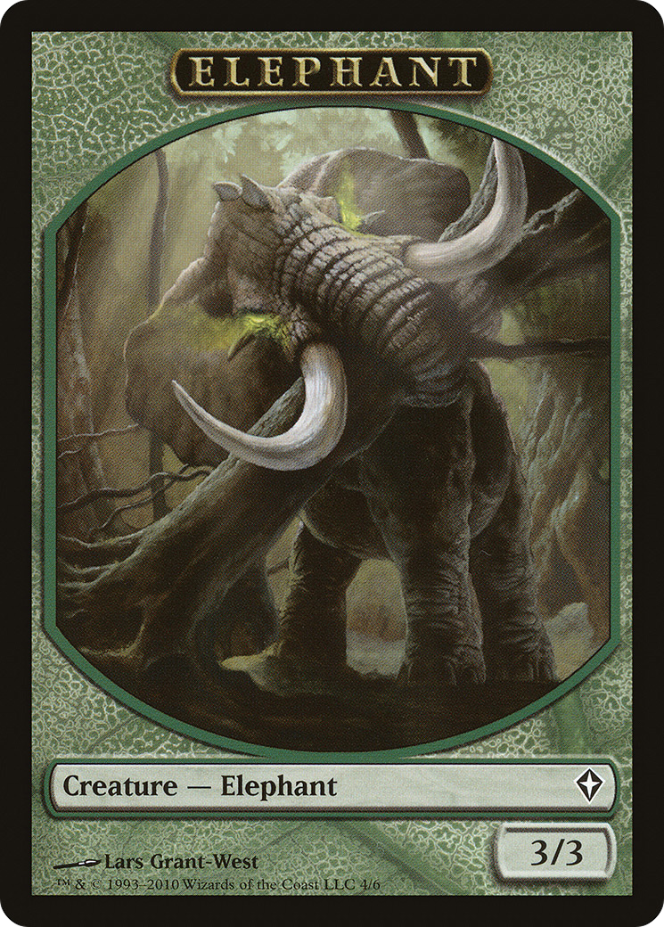 Angel // Elephant Double-Sided Token [Marvel Super Heroes Commander Tokens] | Black Swamp Games