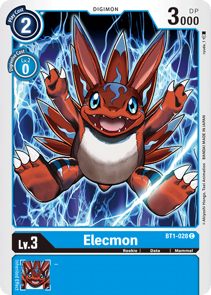 Elecmon [BT1-028] [Release Special Booster Ver.1.0] | Black Swamp Games