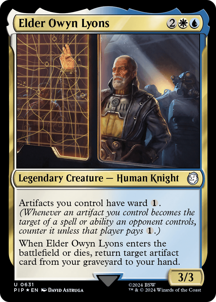 Elder Owyn Lyons (Surge Foil) [Fallout] | Black Swamp Games