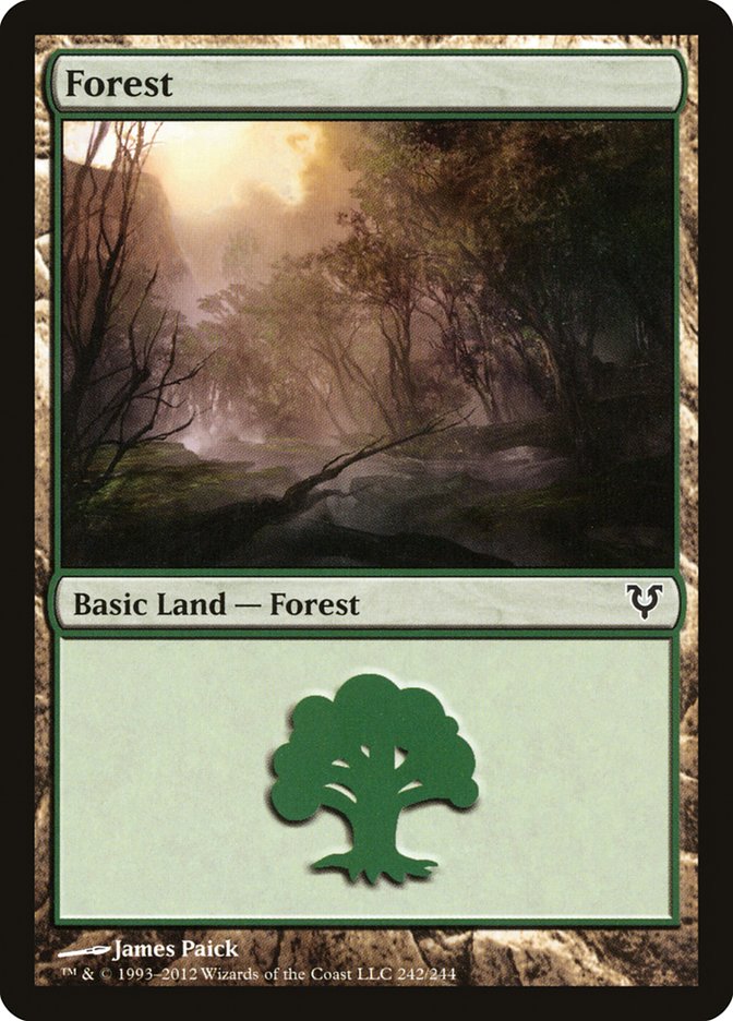 Forest (242) [Avacyn Restored] | Black Swamp Games
