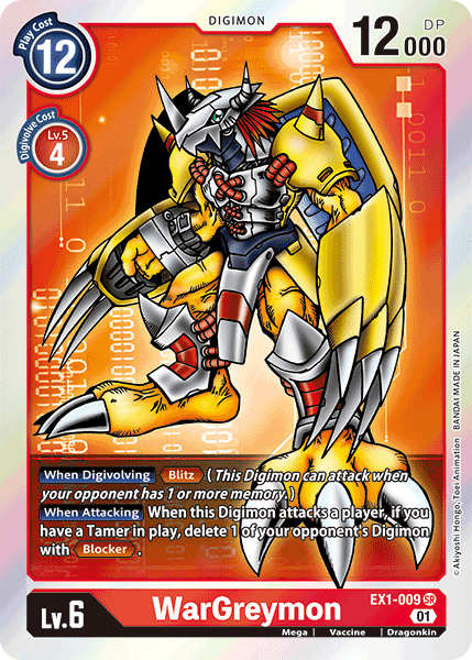 WarGreymon [EX1-009] [Classic Collection] | Black Swamp Games