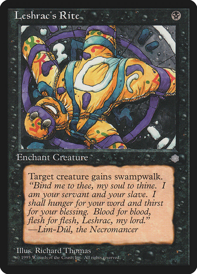 Leshrac's Rite [Ice Age] | Black Swamp Games