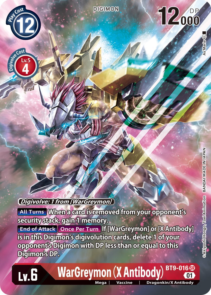 WarGreymon (X Antibody) [BT9-016] (Alternate Art) [X Record] | Black Swamp Games