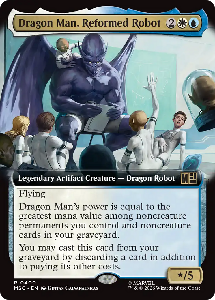 Dragon Man, Reformed Robot (Extended Art) [Marvel Super Heroes Commander] | Black Swamp Games