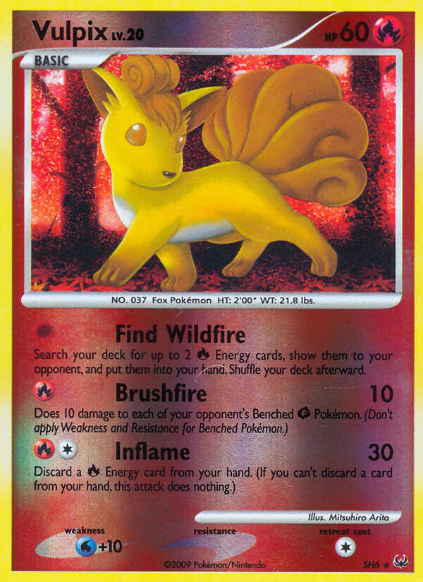 Vulpix (SH6) [Platinum: Base Set] | Black Swamp Games