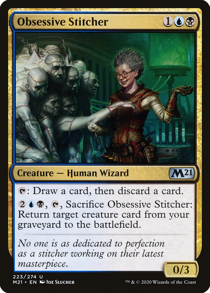 Obsessive Stitcher [Core Set 2021] | Black Swamp Games