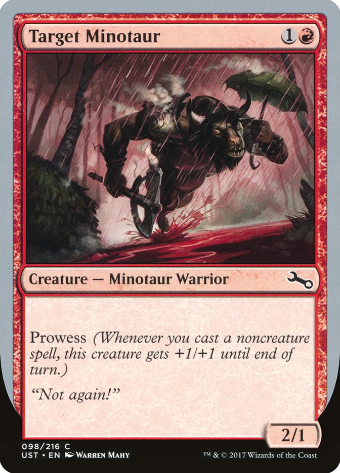 Target Minotaur (Rain Art) [Unstable] | Black Swamp Games