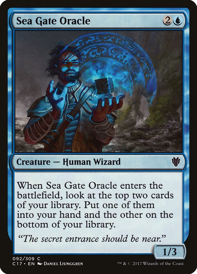 Sea Gate Oracle [Commander 2017] | Black Swamp Games
