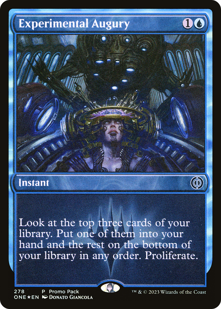 Experimental Augury (Promo Pack) [Phyrexia: All Will Be One Promos] | Black Swamp Games