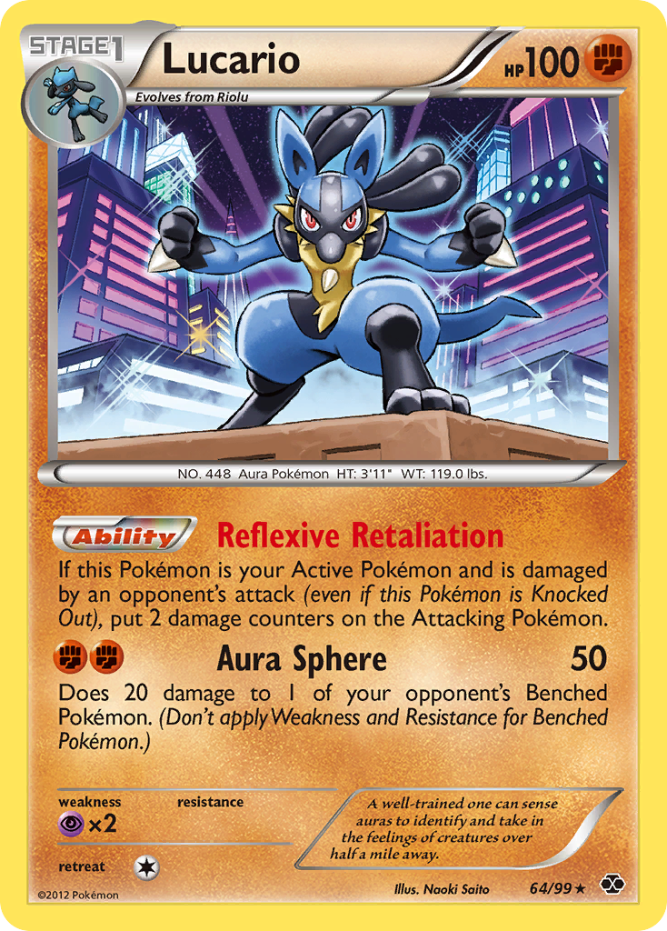 Lucario (64/99) [Black & White: Next Destinies] | Black Swamp Games