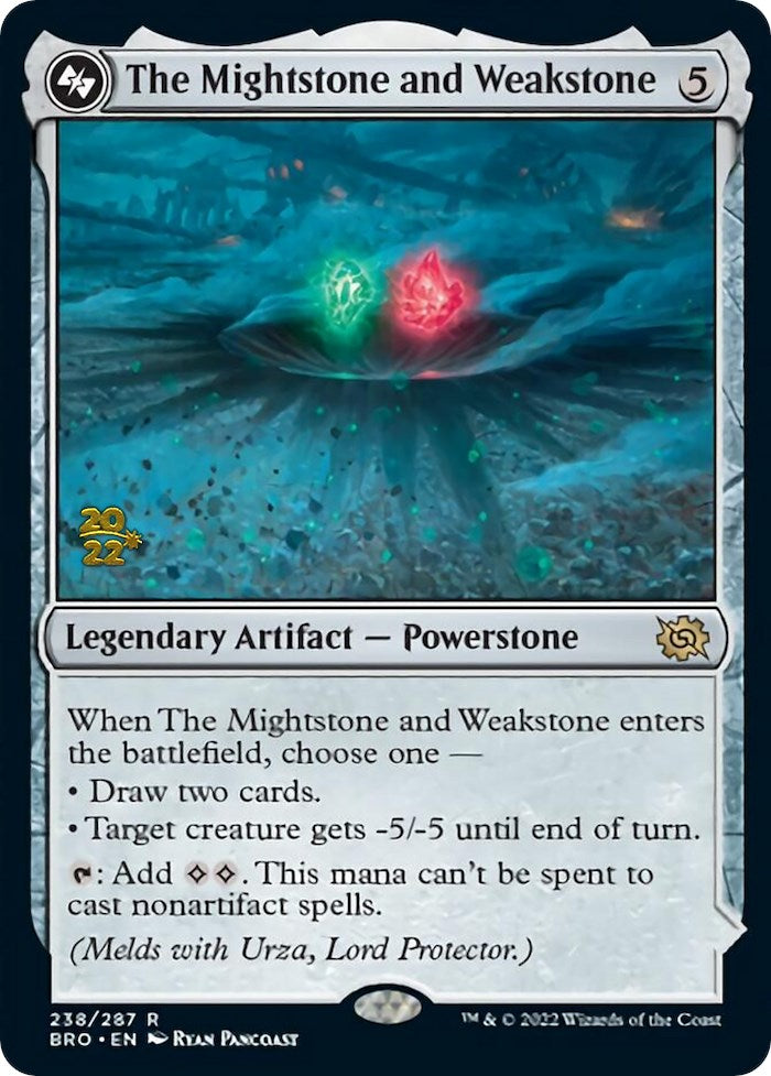 The Mightstone and Weakstone [The Brothers' War Prerelease Promos] | Black Swamp Games