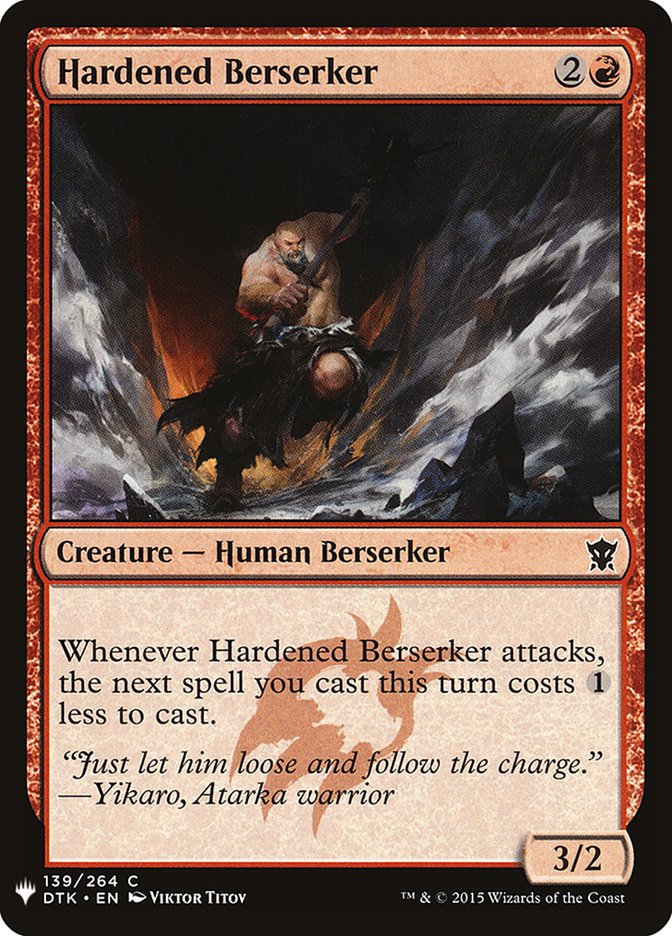 Hardened Berserker [Mystery Booster] | Black Swamp Games