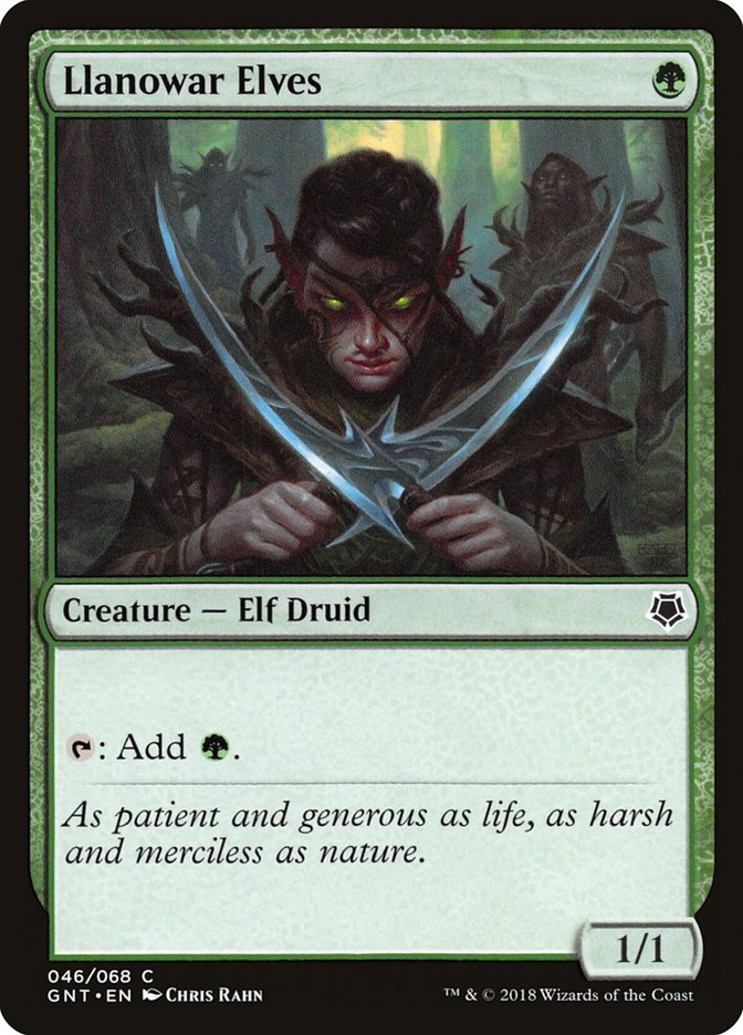 Llanowar Elves [Game Night 2018] | Black Swamp Games