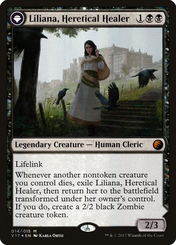 Liliana, Heretical Healer // Liliana, Defiant Necromancer [From the Vault: Transform] | Black Swamp Games