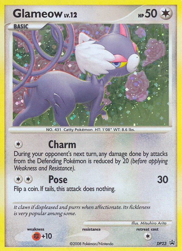 Glameow (DP23) [Diamond & Pearl: Black Star Promos] | Black Swamp Games