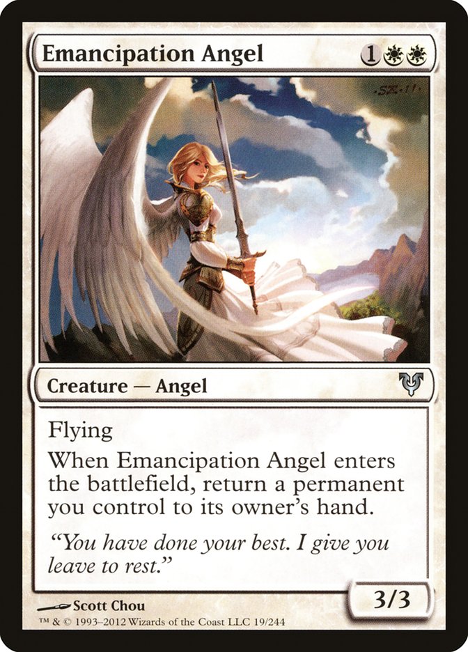 Emancipation Angel [Avacyn Restored] | Black Swamp Games