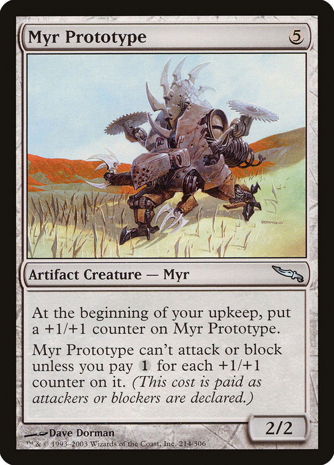 Myr Prototype [Mirrodin] | Black Swamp Games