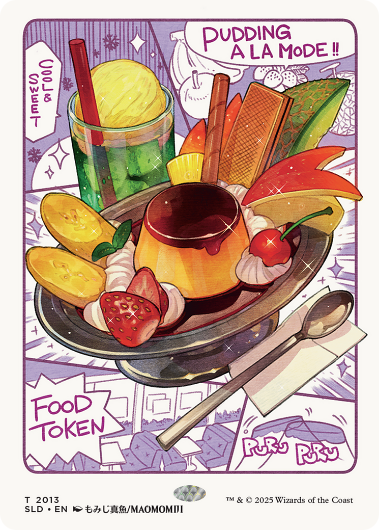 Food Token (2013) (Rainbow Foil) [Secret Lair Drop Series] | Black Swamp Games