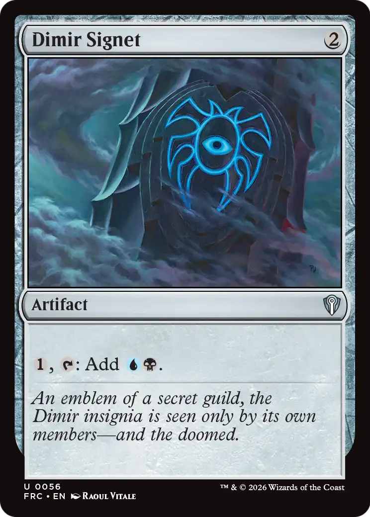 Dimir Signet [Reality Fracture Commander] | Black Swamp Games