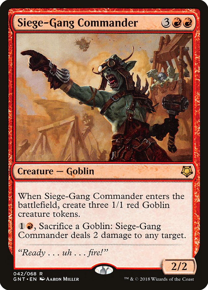 Siege-Gang Commander [Game Night 2018] | Black Swamp Games