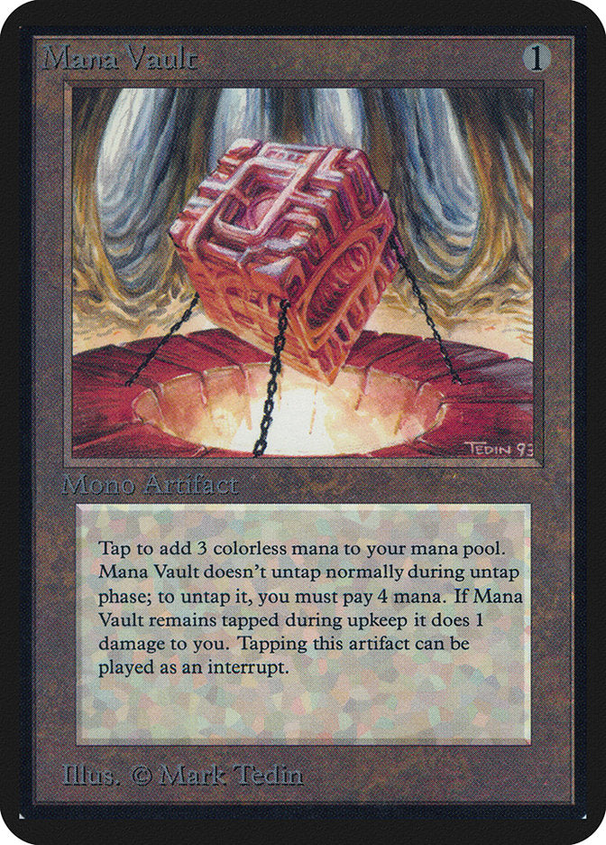 Mana Vault [Alpha Edition] | Black Swamp Games