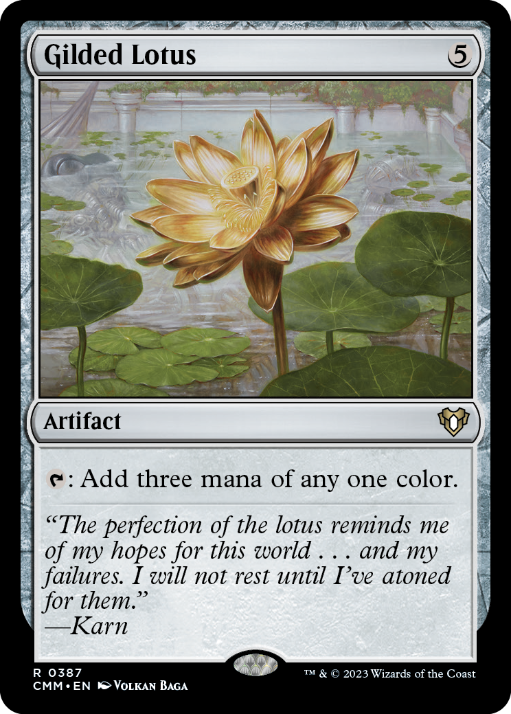 Gilded Lotus [Commander Masters] | Black Swamp Games