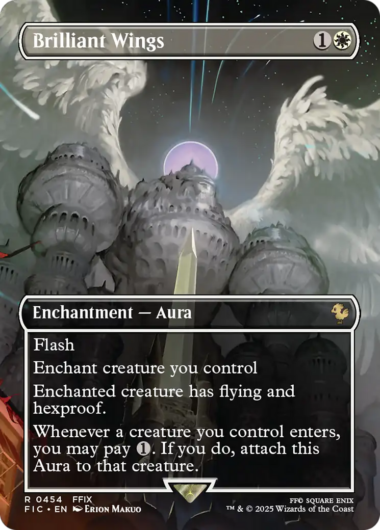 Brilliant Wings (Borderless) [FINAL FANTASY Commander] | Black Swamp Games