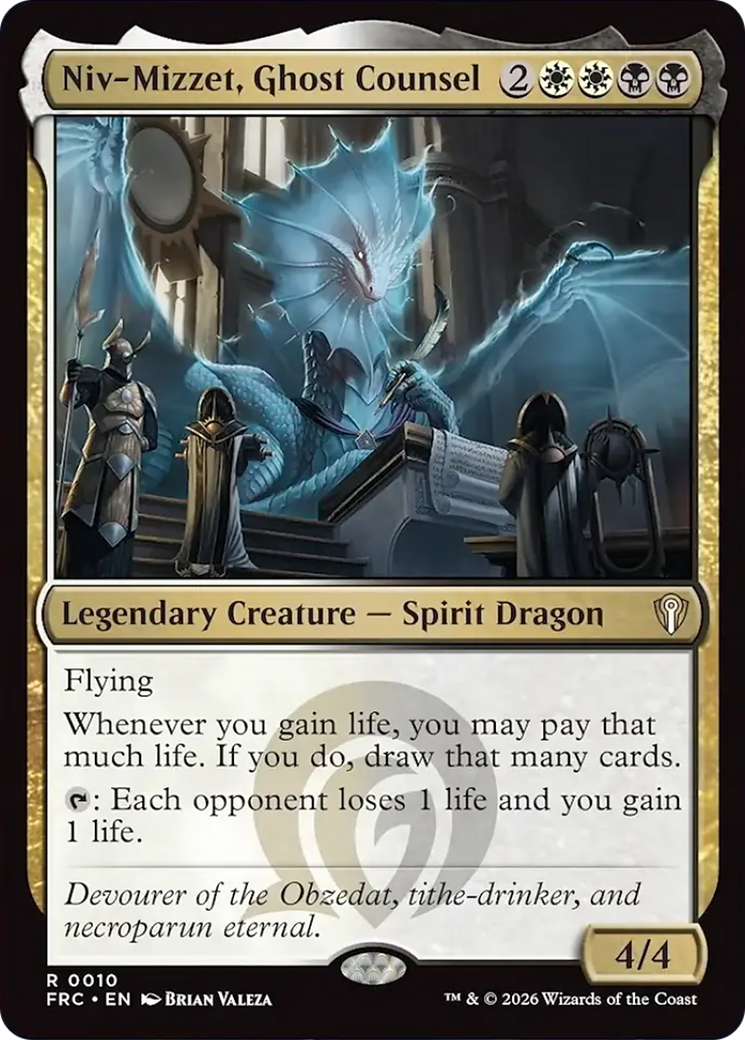 Niv-Mizzet, Ghost Counsel [Reality Fracture Commander] | Black Swamp Games