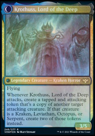 Runo Stromkirk // Krothuss, Lord of the Deep [Innistrad: Crimson Vow Prerelease Promos] | Black Swamp Games