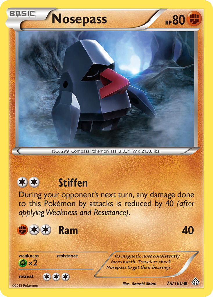 Nosepass (78/160) [XY: Primal Clash] | Black Swamp Games