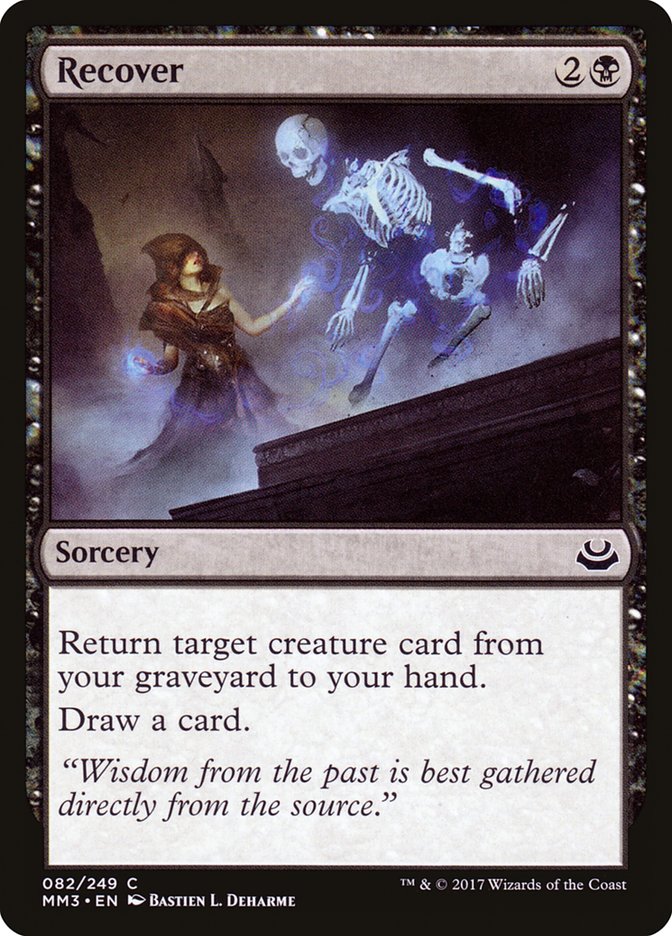 Recover [Modern Masters 2017] | Black Swamp Games