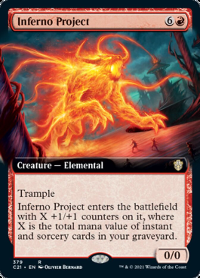 Inferno Project (Extended Art) [Commander 2021] | Black Swamp Games
