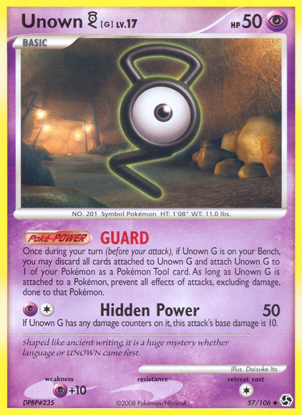 Unown G (57/106) [Diamond & Pearl: Great Encounters] | Black Swamp Games